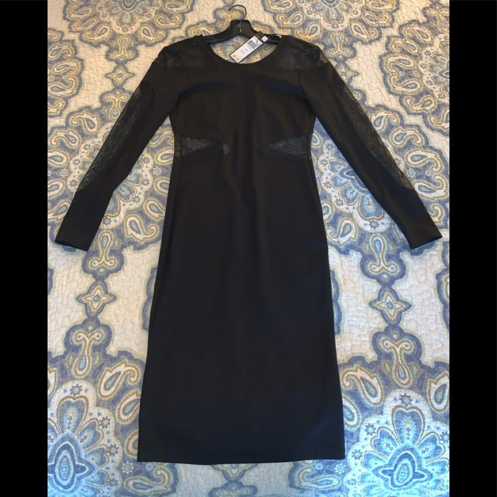 NWT BCBGMaxazria Black Dress XXS-Small LBD